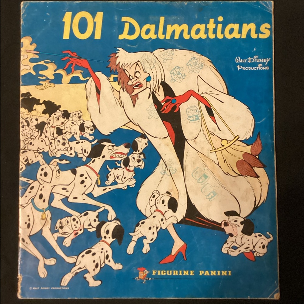 Disney 101 Dalmatians Blue Comic Cover Sticker Book